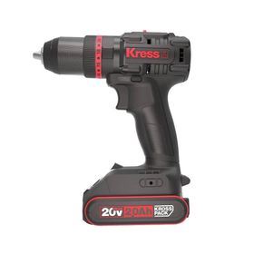Kress KUC30.1 20 V 2.0 Ah Li-Ion 60 Nm Çift Akülü Kömürsüz Profesyonel Şarjlı Darbeli Matkap