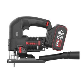 KRESS KUE26 20 Volt 4 Ah Li-İon Çift Akülü Profesyonel Kömürsüz Devir Ayarlı Şarjlı Dekupaj Testere