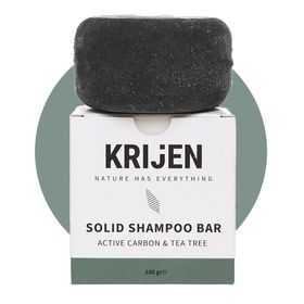 Krijen 100 gr Aktif Karbon ve Çay Ağacı Katı Şampuanı