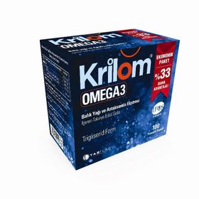 Krilom Omega 3 100 Kapsül Balık Yağı
