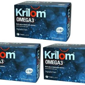 Krilom Omega-3 3x50 Kapsül Balık Yağı