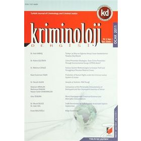 Kriminoloji Dergisi Yıl: 3 Sayı: 1 - Kolektif