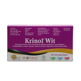 Krinol Wit Krill Yağı Koenzim Q10 30 Kapsül