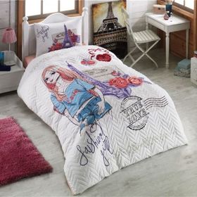 Kristal 160x230 cm Dört Mevsim Fashion Tek Kişilik Kapitoneli Nevresim Takımı