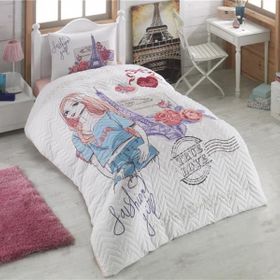 Kristal 160x230 cm Dört Mevsim Fashion Tek Kişilik Kapitoneli Nevresim Takımı