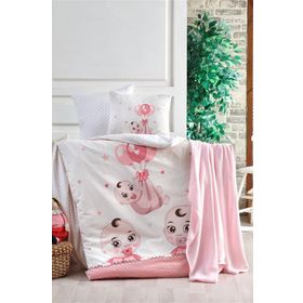 Kristal Babies Pink Bebek Nevresim Takımı