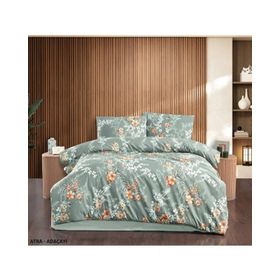 Kristal By Taç Çift Kişilik Terry Cotton Atra Adaçayı Nevresim Takımı