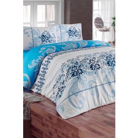 Kristal By Taç Jadore Mavi Tek Kişilik Nevresim Takımı