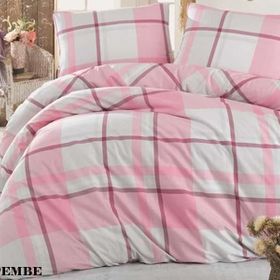 Kristal By Taç Light Sava Pembe Çift Kişilik Nevresim Takımı