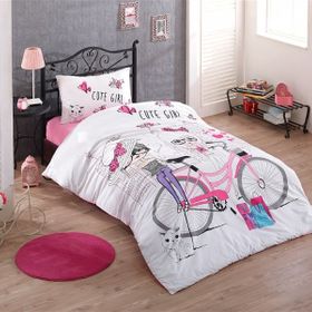 Kristal Cute Girl Tek Kişilik Genç Nevresim Takımı