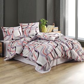 Kristal Elit Lila Çift Kişilik Light Kapitone Nevresim Takımı