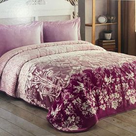 Kristal Gülru Pembe 4 kg Çift Kişilik Battaniye