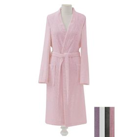 Kristal Kimono Beyaz Pamuklu Bornoz