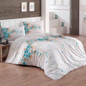 Kristal Light Beren Turkuaz Çift Kişilik Nevresim Takımı