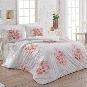 Kristal Light Henna Pudra Çift Kişilik Nevresim Takımı