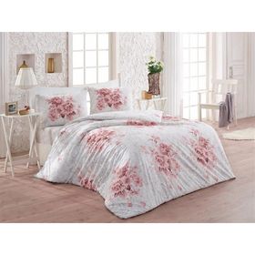 Kristal Light Henna Pudra Çift Kişilik Nevresim Takımı