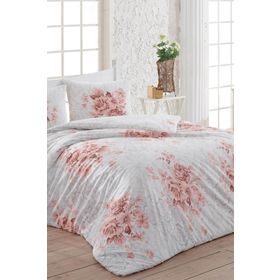 Kristal Light Henna Pudra Çift Kişilik Nevresim Takımı