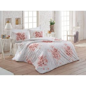 Kristal Light Henna Pudra Çift Kişilik Nevresim Takımı