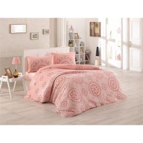 Kristal Light Şehriban Pudra Çift Kişilik Nevresim Takımı