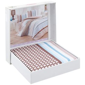 Kristal Light Vira Kahve Çift Kişilik Nevresim Takımı