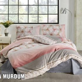 Kristal Nima Mürdüm Terry Cotton Çift Kişilik Nevresim Takımı