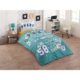 Kristal Pamuk Sporty Mint Tek Kişilik Nevresim Takımı