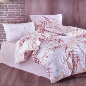 Kristal Ranforce Hazan Kahve Tek Kişilik Nevresim Takımı