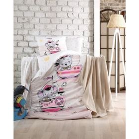 Kristal Sailing Pink Bebek Nevresim Takımı