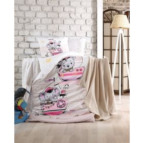 Kristal Sailing Pink Bebek Nevresim Takımı