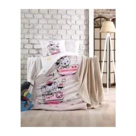 Kristal Sailing Pink Bebek Nevresim Takımı