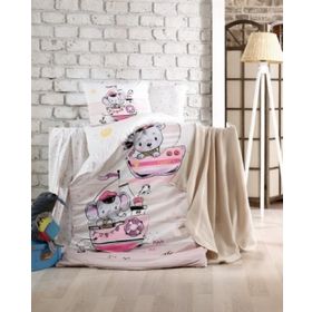 Kristal Sailing Pink Bebek Nevresim Takımı