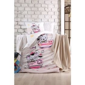 Kristal Sailing Pink Bebek Nevresim Takımı