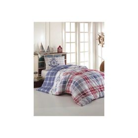 Kristal Sailor 160x220 cm Mavi Rainforce Tek Kişilik Genç Nevresim Takımı