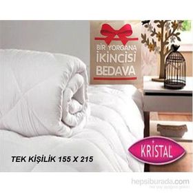 Kristal Tek Kişilik Microfiber Yorgan Seti