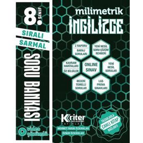 Kriter 8. Sınıf İngilizce Milimetrik Soru Bankası