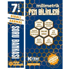 Kriter Akademi 7. Sınıf Fen Bilimleri Soru Bankası