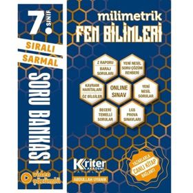 Kriter Akademi 7. Sınıf Fen Bilimleri Soru Bankası