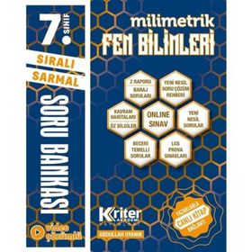 Kriter Akademi 7. Sınıf Fen Bilimleri Soru Bankası