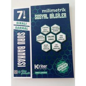 Kriter Akademi Yayınları 7. Sınıf Sosyal Bilgiler Soru Bankası