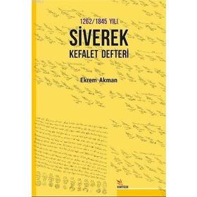 Kriter Yayınları 1262 1845 Yılı Siverek Kefalet Defteri