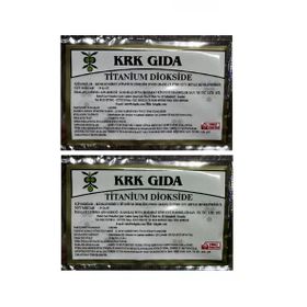 Krk Gıda 9 gr Toz Beyaz Renklendirici Gıda Boyası (2 adet)