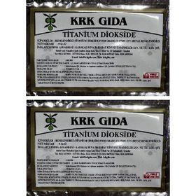 Krk Gıda 9 gr Toz Beyaz Renklendirici Gıda Boyası (2 adet)