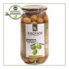 Kroisos 600 gr Çizik Yeşil Zeytin