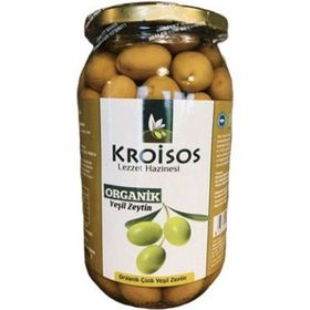 Kroisos 600 gr Çizik Yeşil Zeytin