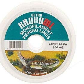 Krokodil 100 m 0.20 mm Beyaz Makara Olta Misinası