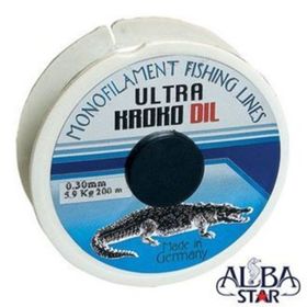 Krokodil 100 m 0.35 mm Beyaz Makara Olta Misinası