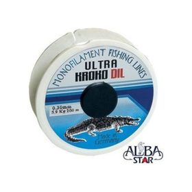 Krokodil 100 m 0.35 mm Beyaz Makara Olta Misinası