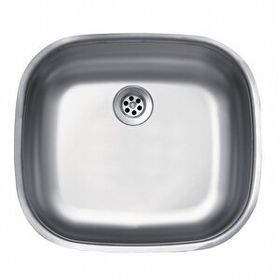 Kromevye EC 102 D Tezgahaltı Kare Eviye