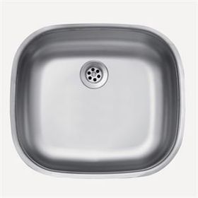 Kromevye EC 102 D Tezgahaltı Kare Eviye
