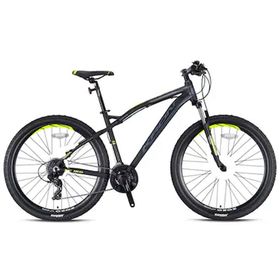 Kron KRN22-018 XC 150 29 inç Mtb 18-24 Vites Papuç Fren Mat Siyah Neon Sarı Füme Dağ Bisikleti